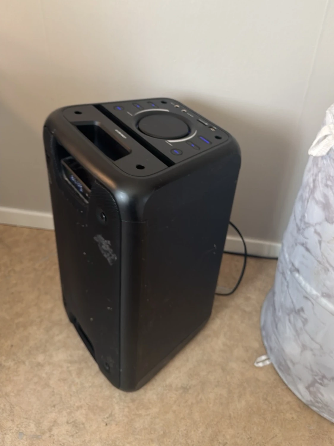 Stor svart bärbar Bluetooth-högtalare - 4