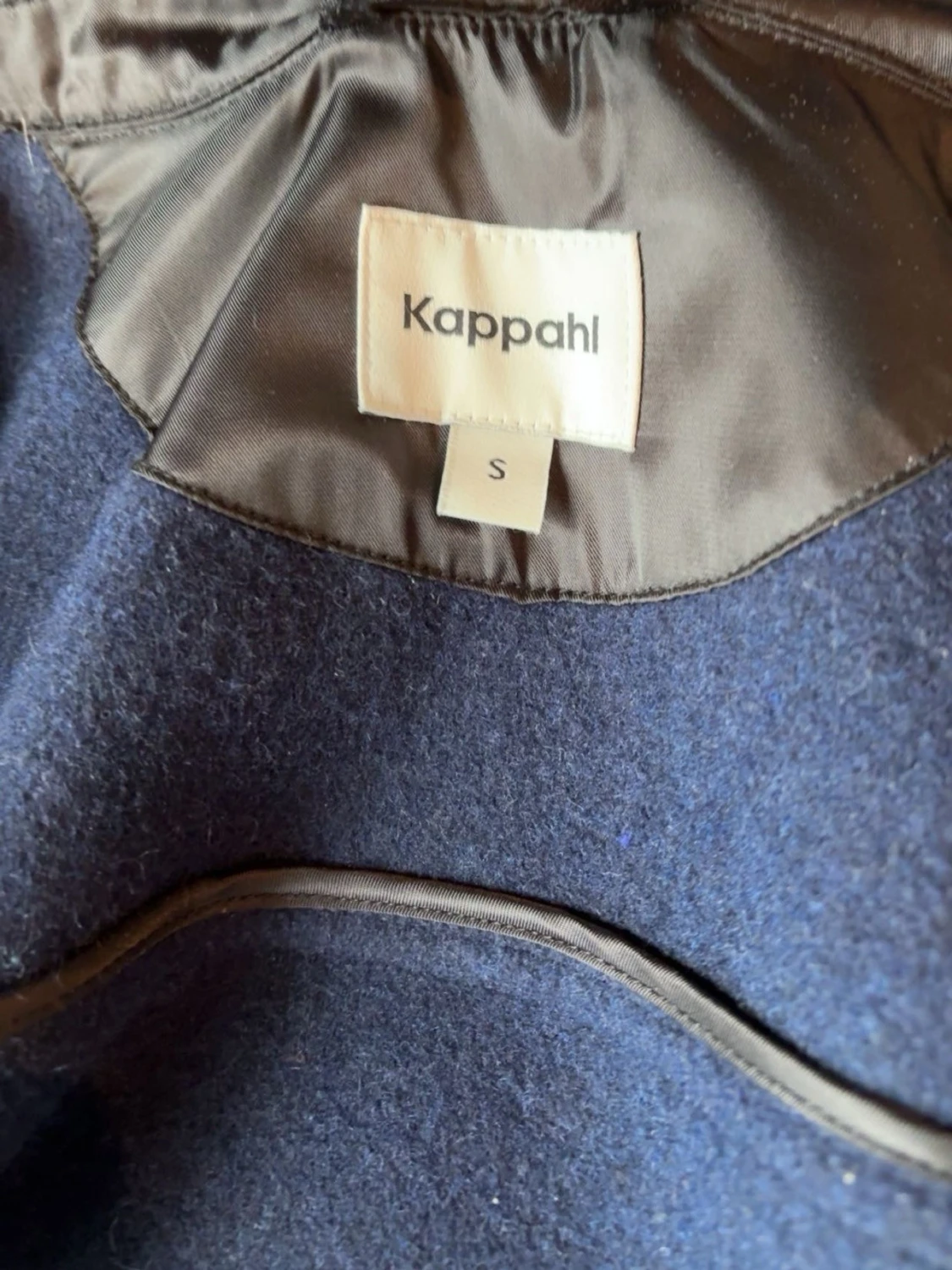 Mörkblå overshirt med fickor - 2