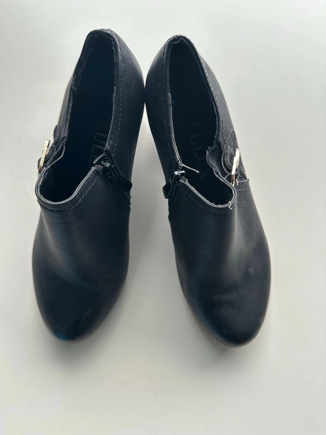 Svarta stövletter med klack, storlek 39 - 2