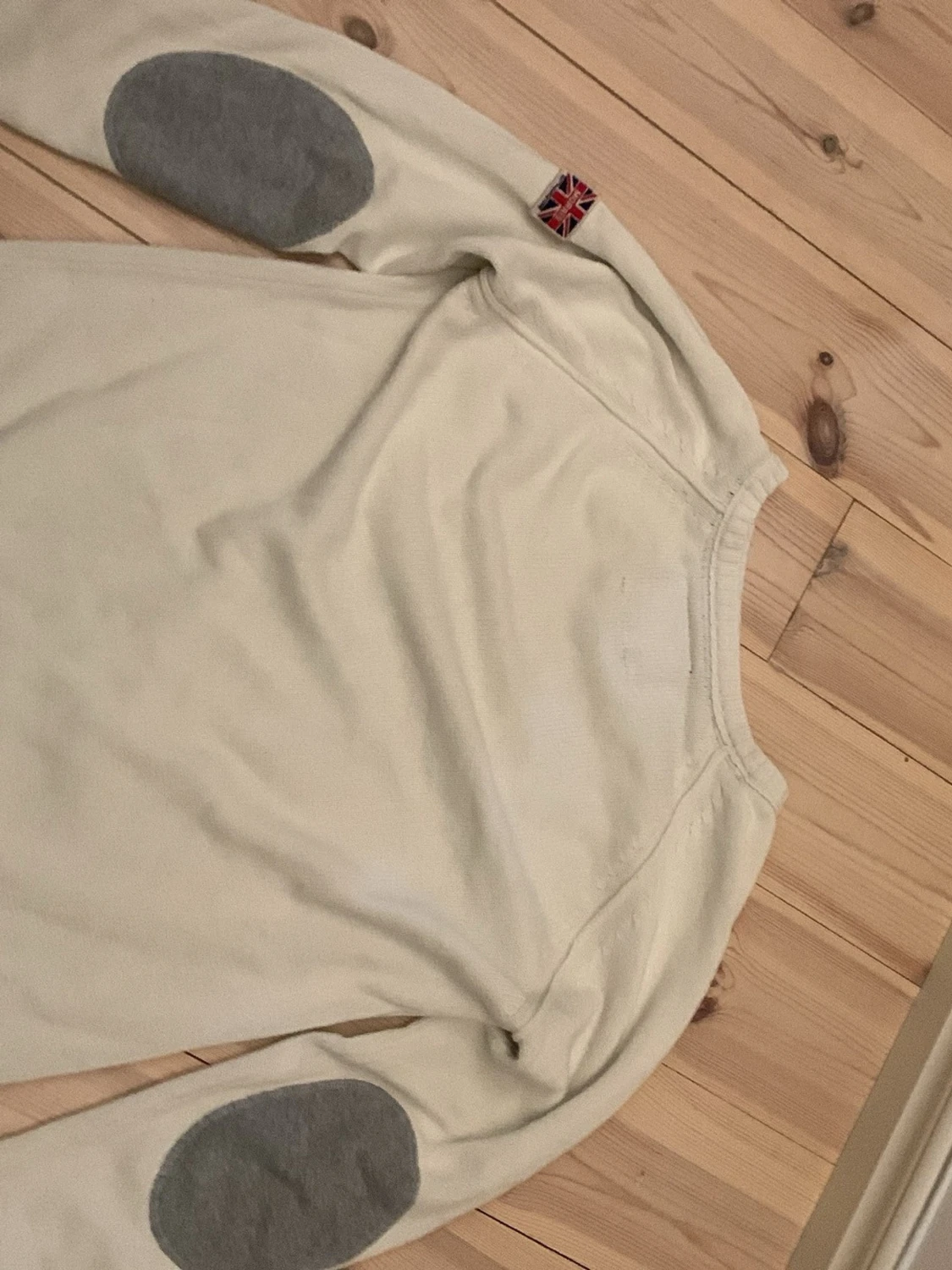 Beige tröja från Morris med tryck - 1