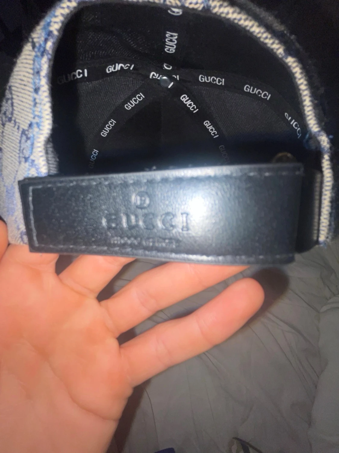 Gucci keps med GG-mönster - 2