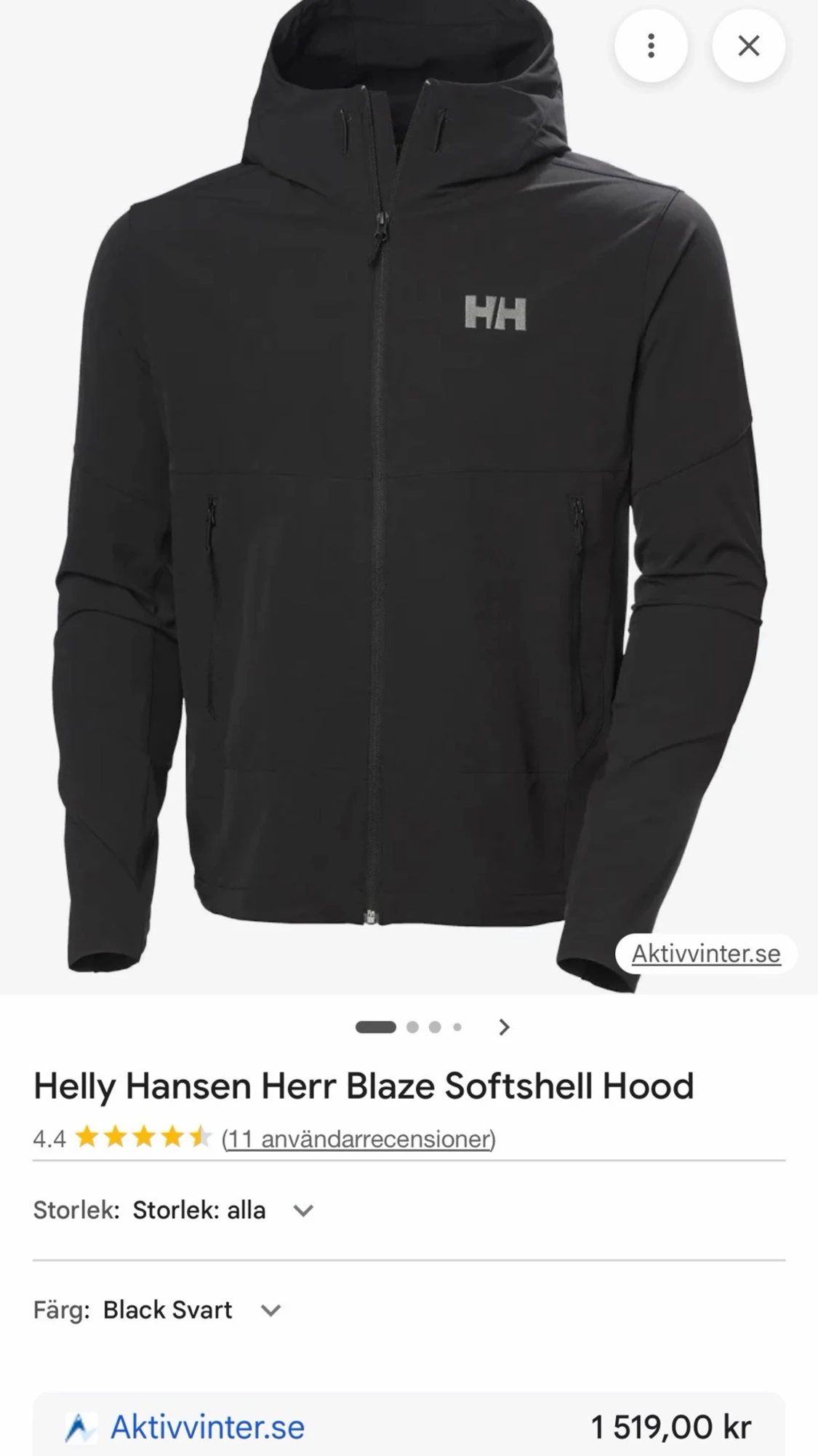 Helly Hansen grå vindjacka - 1
