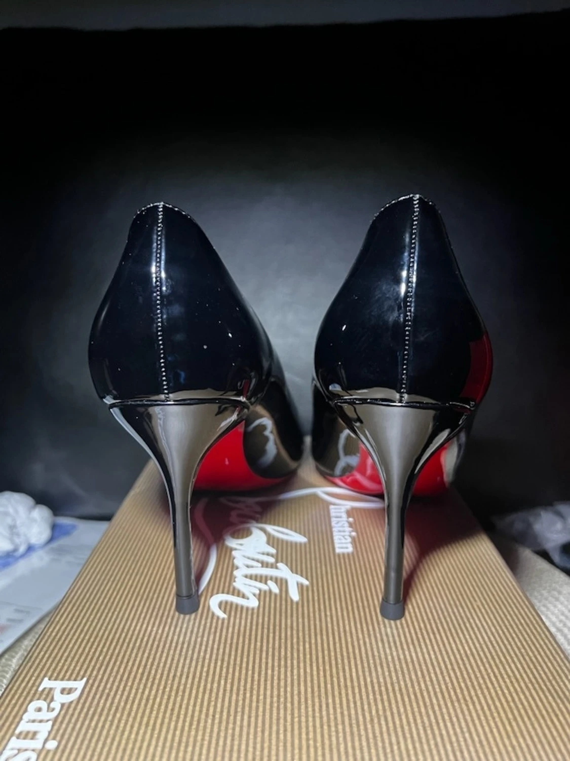 Svarta louboutin klackar - 2