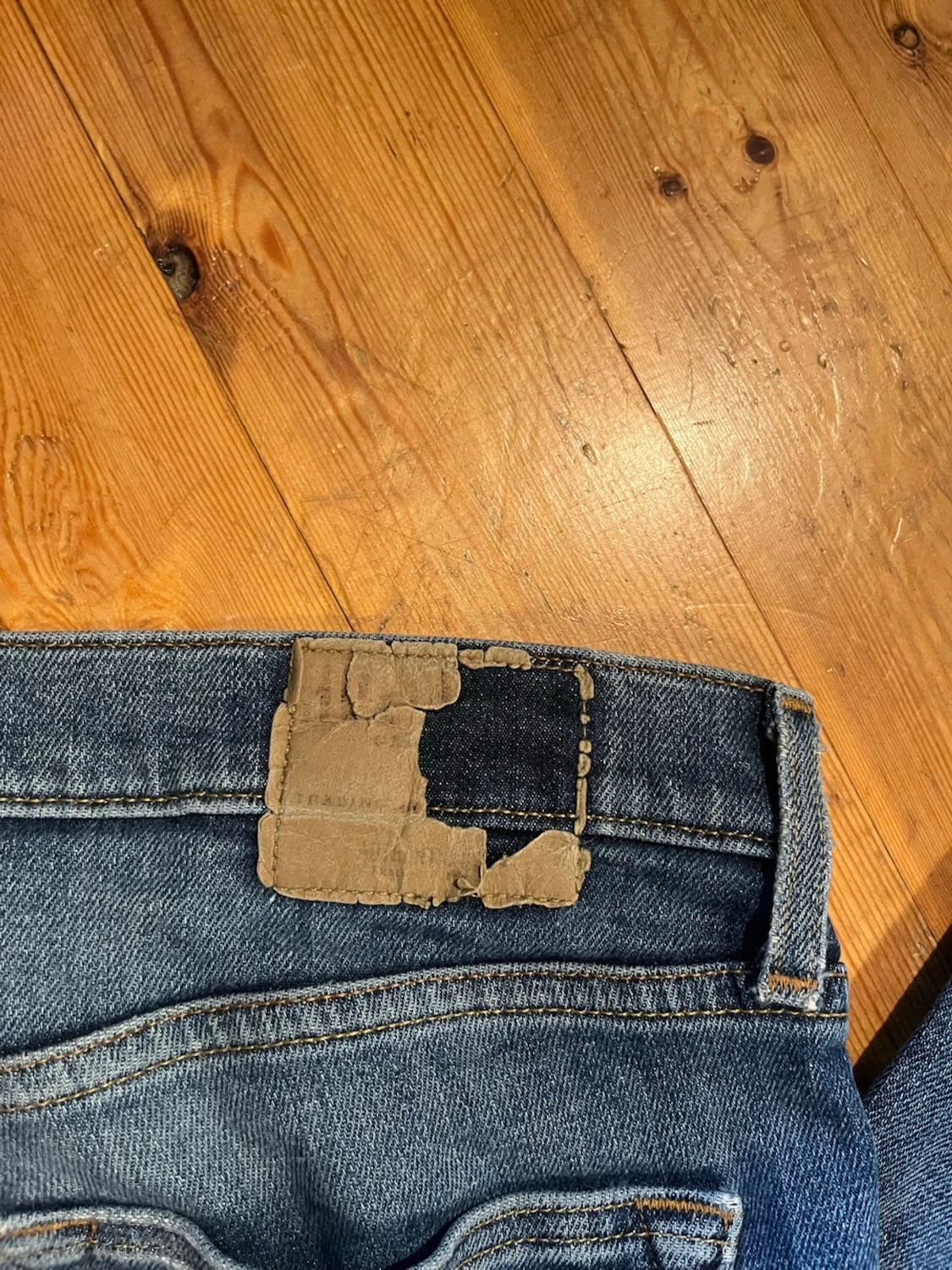 Blåa slim fit jeans från Hollister  - 3
