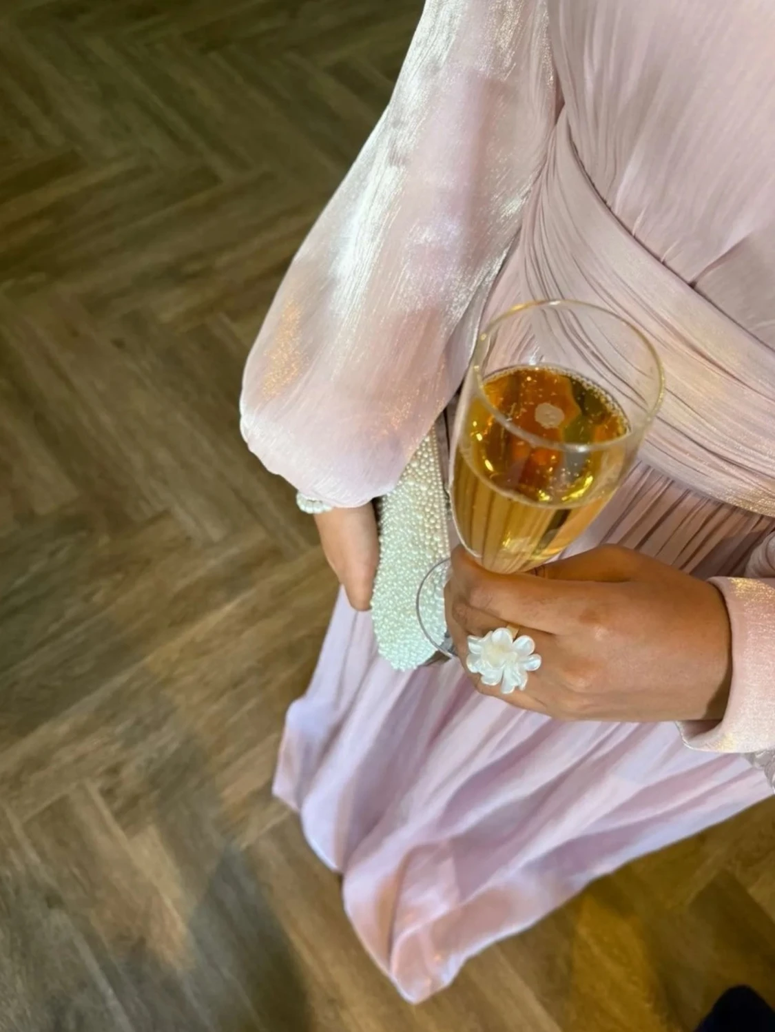 Rosa Bal klänning - 1