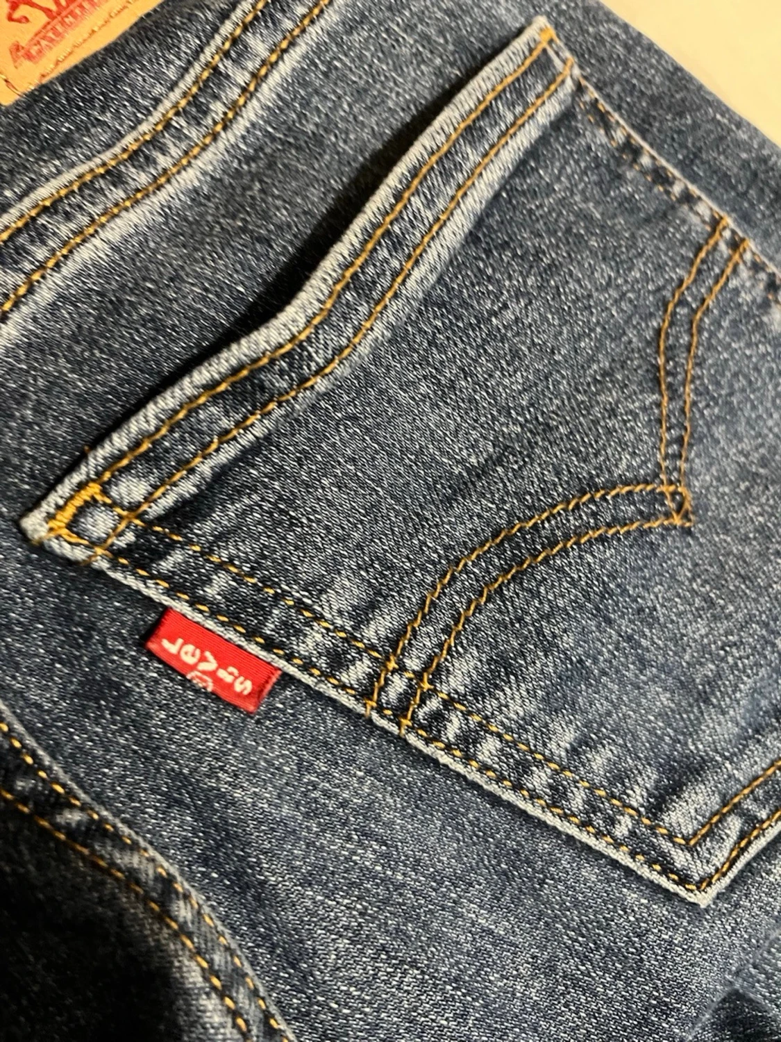 Blå bootcut jeans Superlow Boot - 5