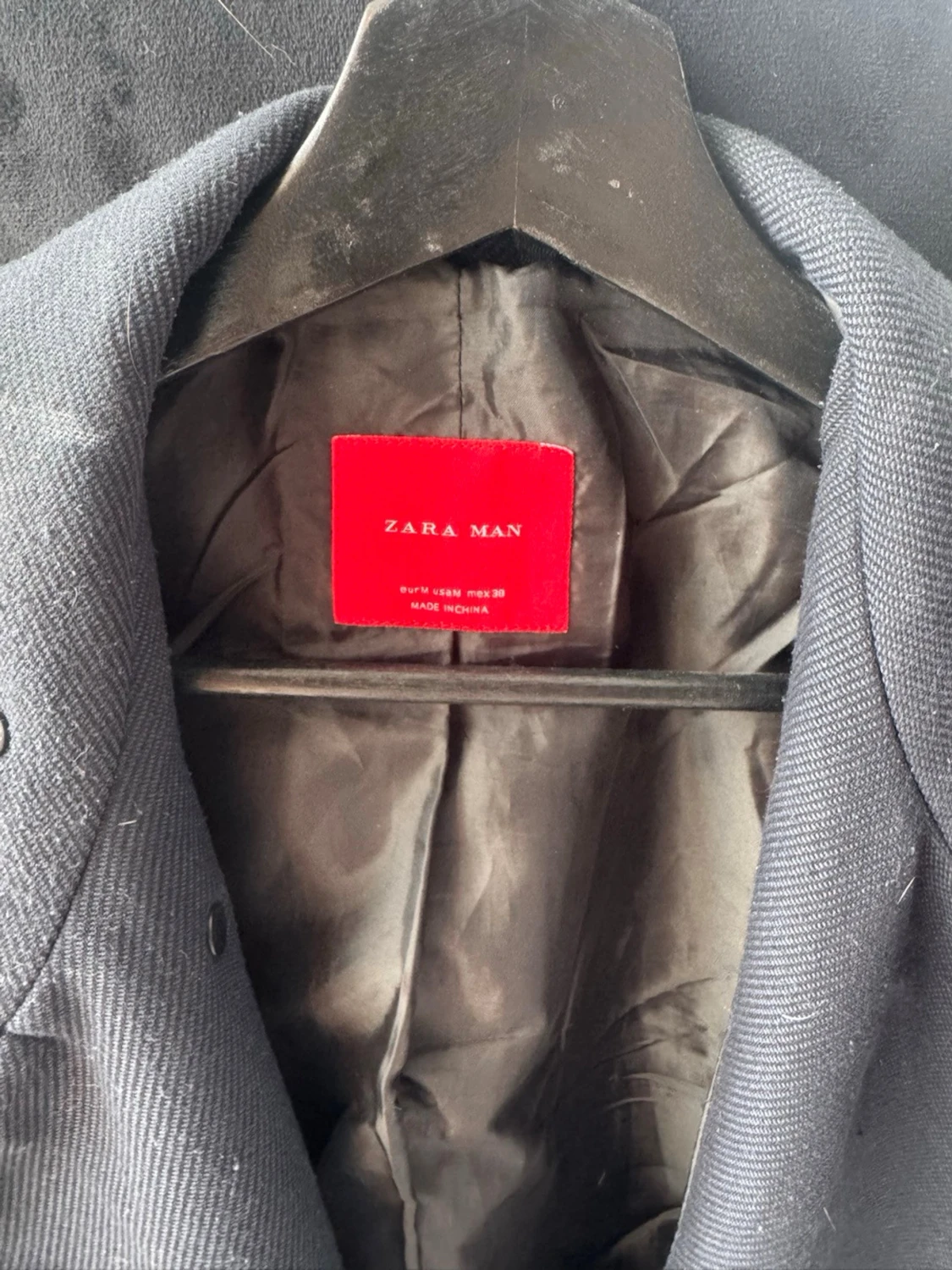 Mörkblå kappa från Zara - 2