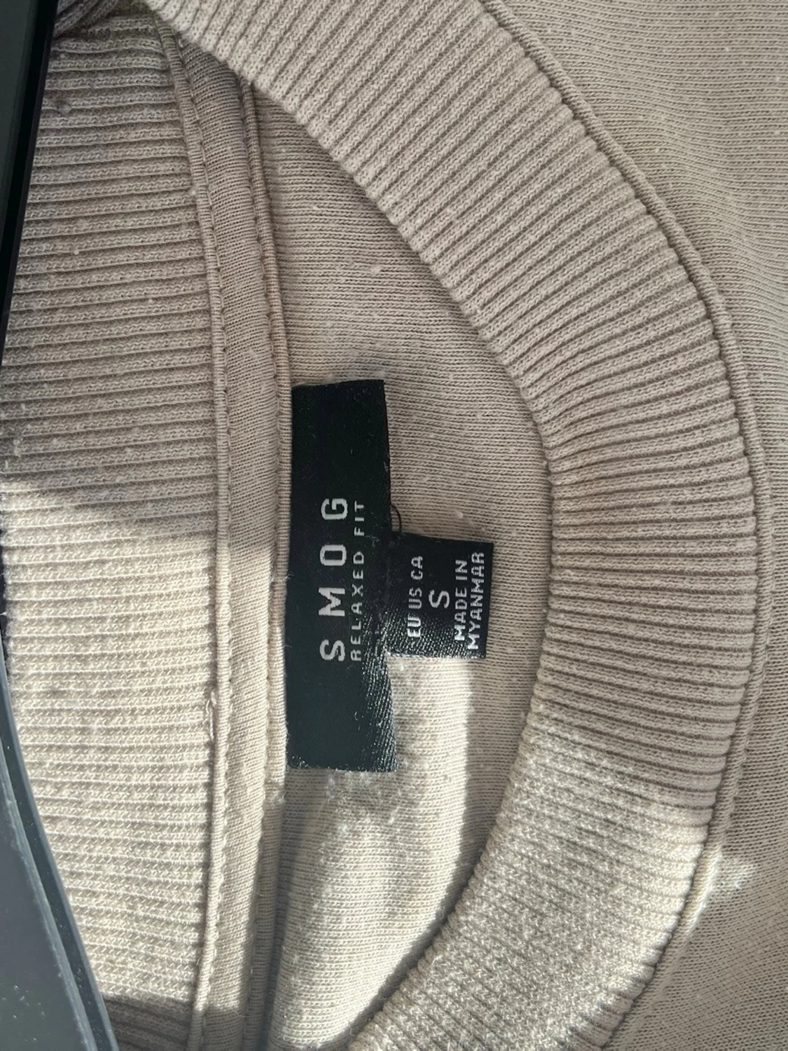 Beige sweatshirt från SMOG - 1