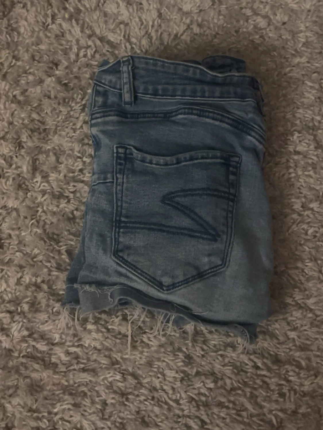 Blå jeansshorts från Zara - 2