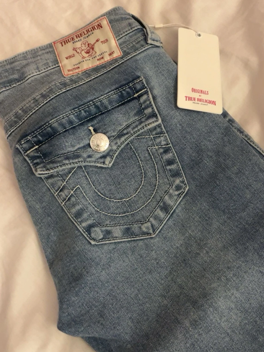 True Religion Joey Low Rise Flare Jeans - 3