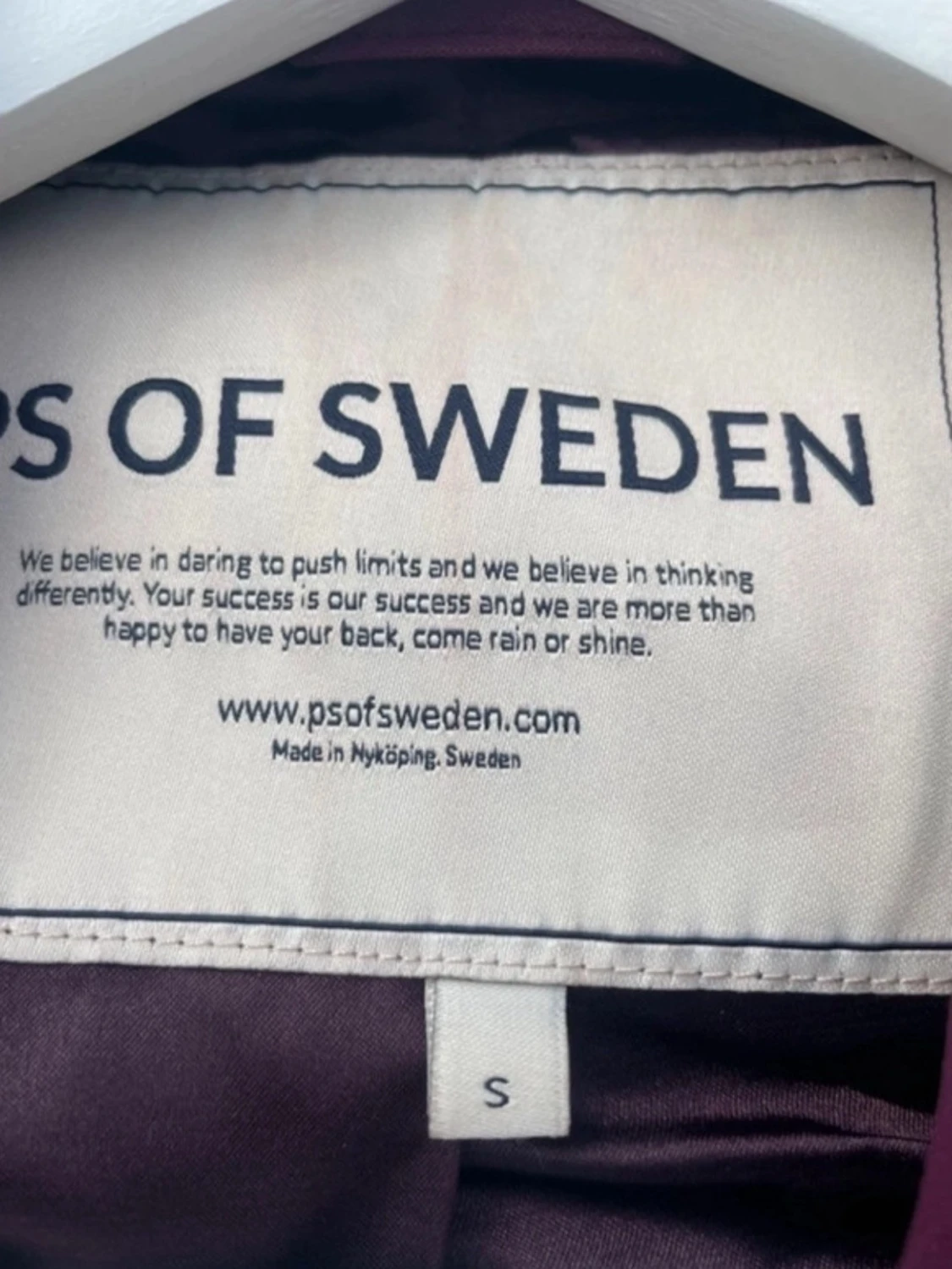 Vinröd kavaj från PS of Sweden - 3