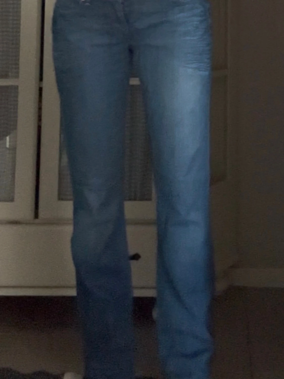 Lågmidjade, vintage, Levi's 470 Straight Fit jeans