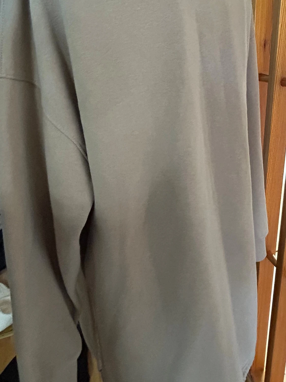 Beige oversized hoodie - 3