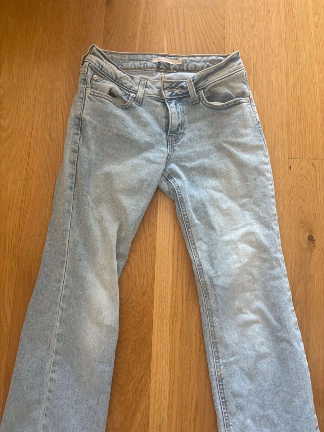Ljusblå Levi's jeans med raka ben - 3