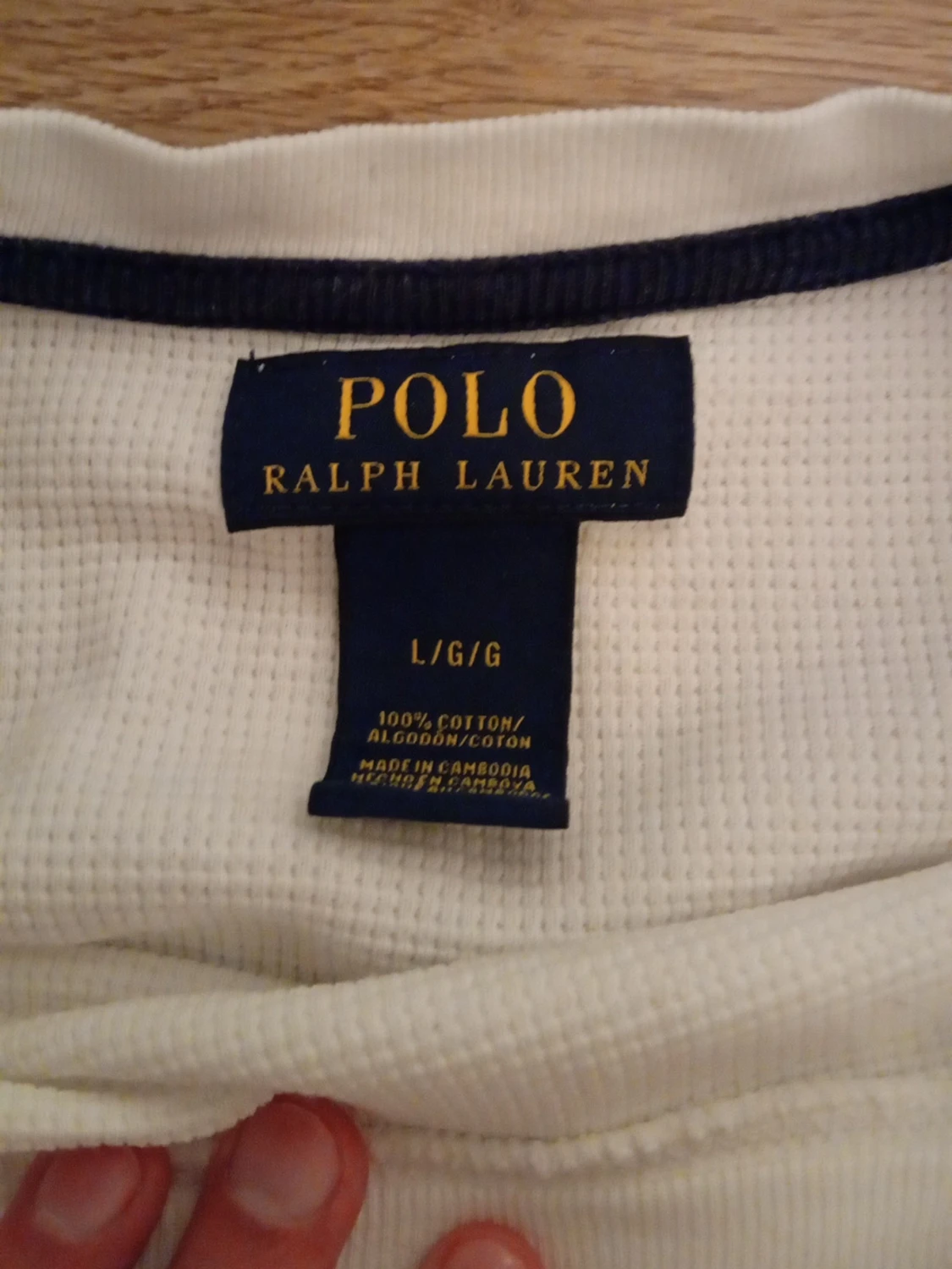 Vit långärmad tröja från Polo Ralph Lauren - 2