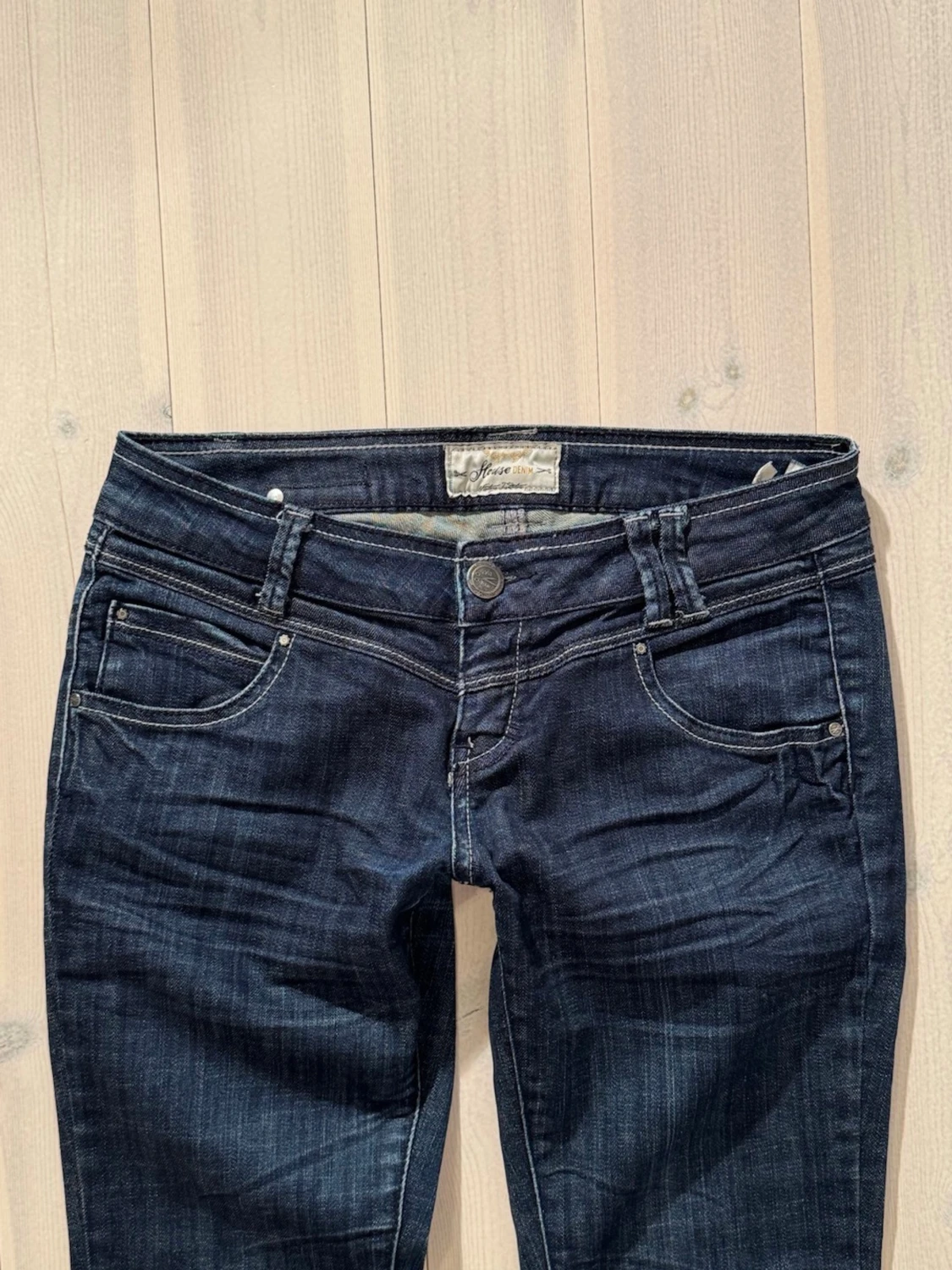 Lågmidjade bootcut jeans  - 3
