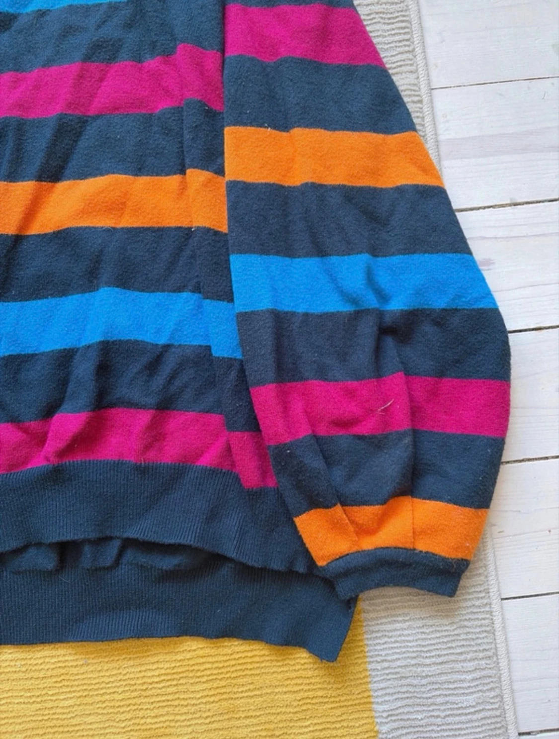 Randig Oversized Tröja - 3