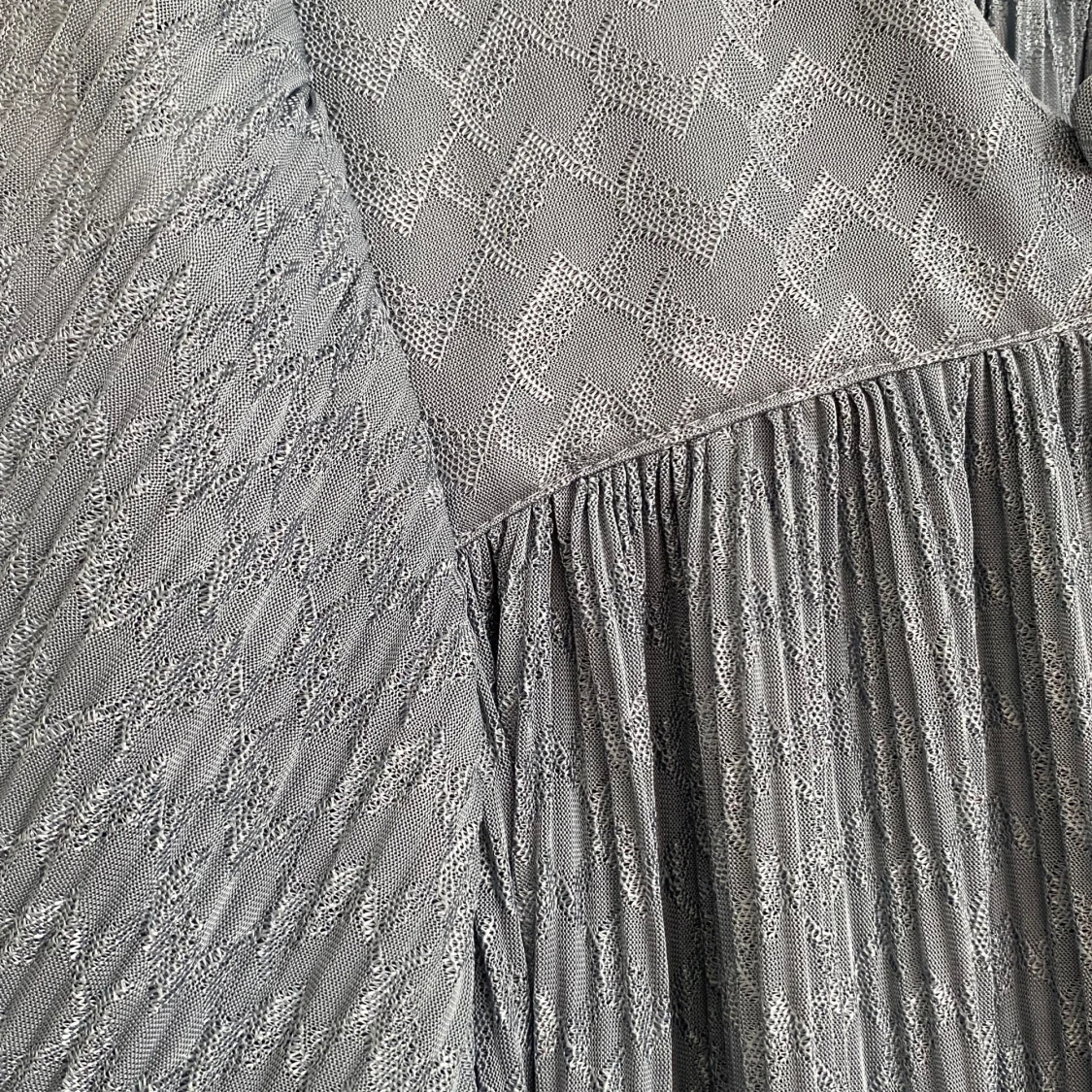 Blå blus med mönster - 2