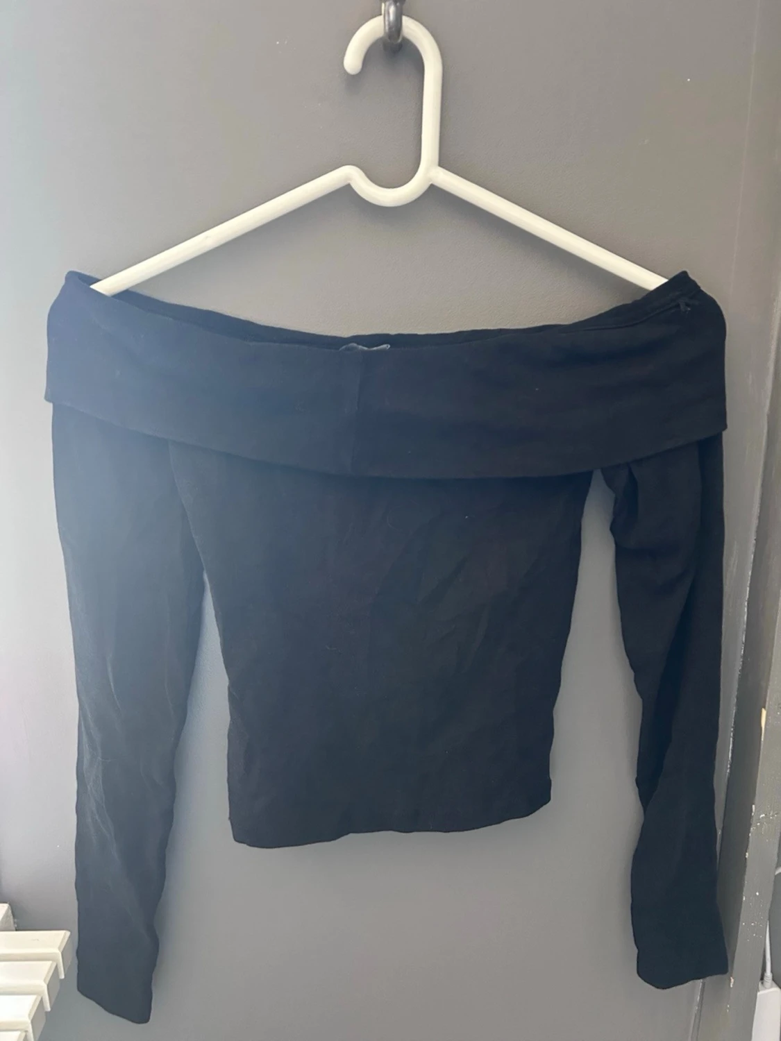 Svart offshoulder topp - 1