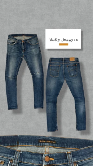 Vintage jeans  - W33 L34  Midjemått : 43cm Benöppning : 16cm Totallängd : 107cm