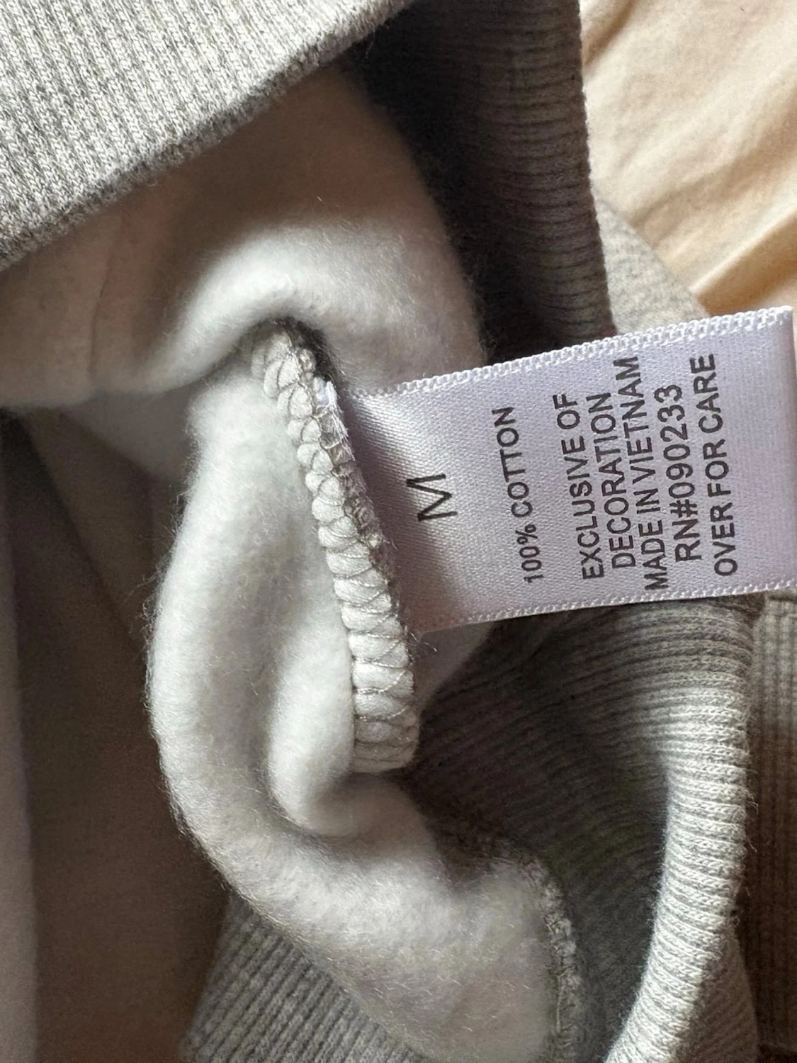 Grå Essentials Fear of God hoodie - 3