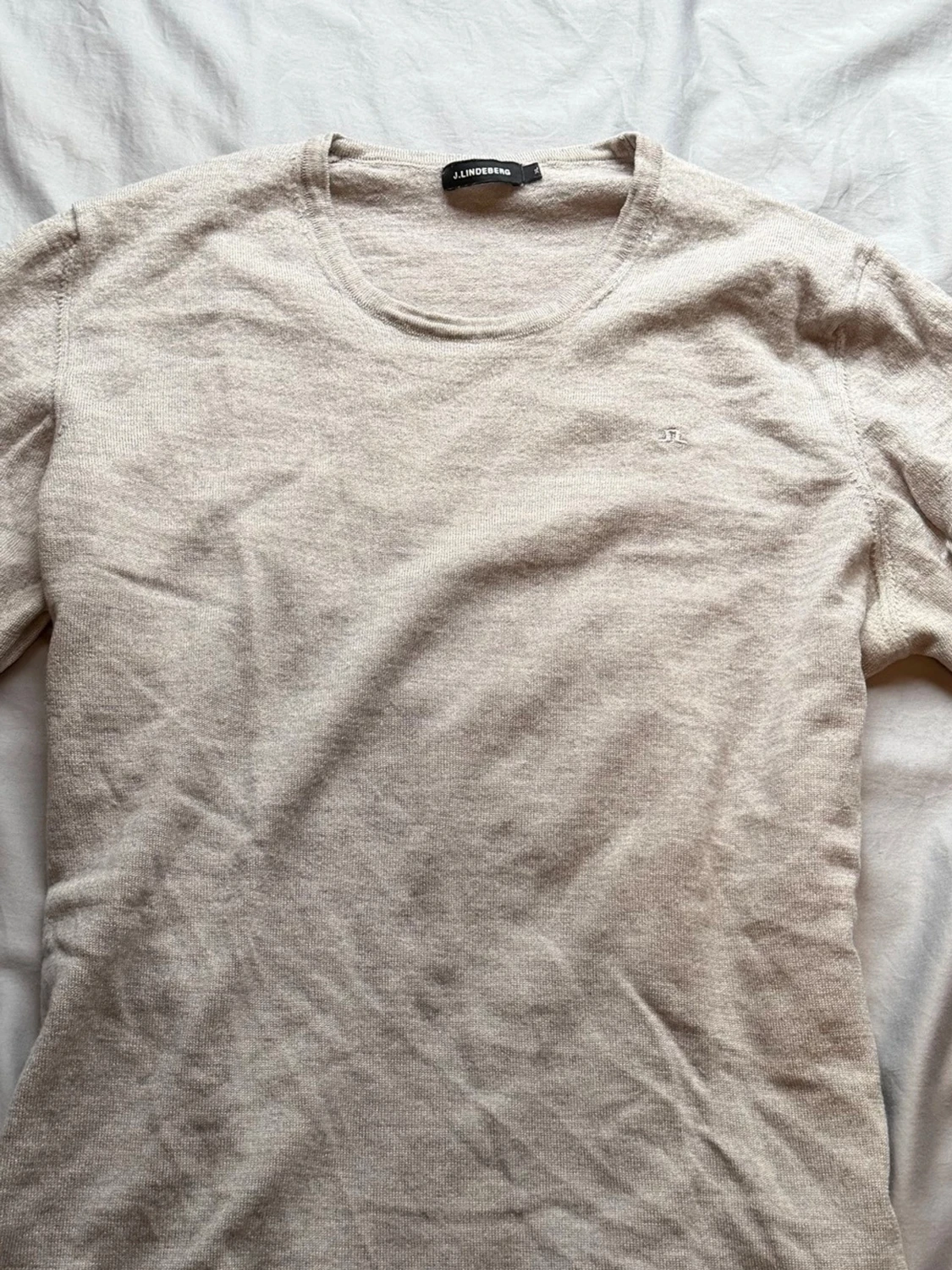 Beige långärmad tröja J.Lindeberg