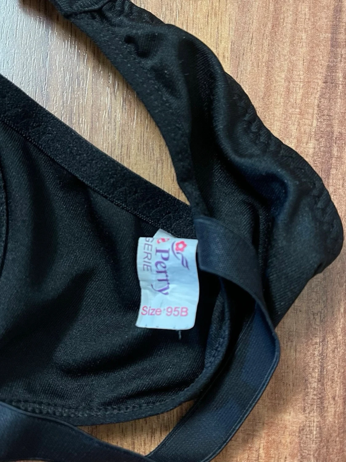 Svart push-up bh med bygel - 5