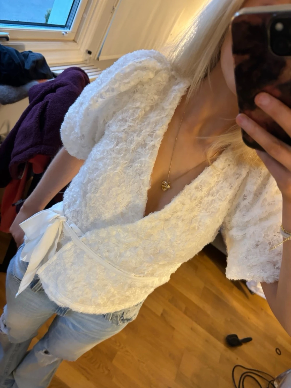 Vit blus  - 1