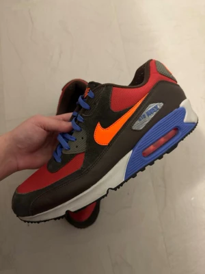 Nike Air Max 90 röd/orange/blå - Herrskor 