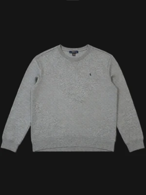 Grå sweatshirt från Polo Ralph Lauren - Klassisk grå sweatshirt från Polo Ralph Lauren med rund halsringning och diskret broderad logga på bröstet. Tröjan är perfekt inför våren. 