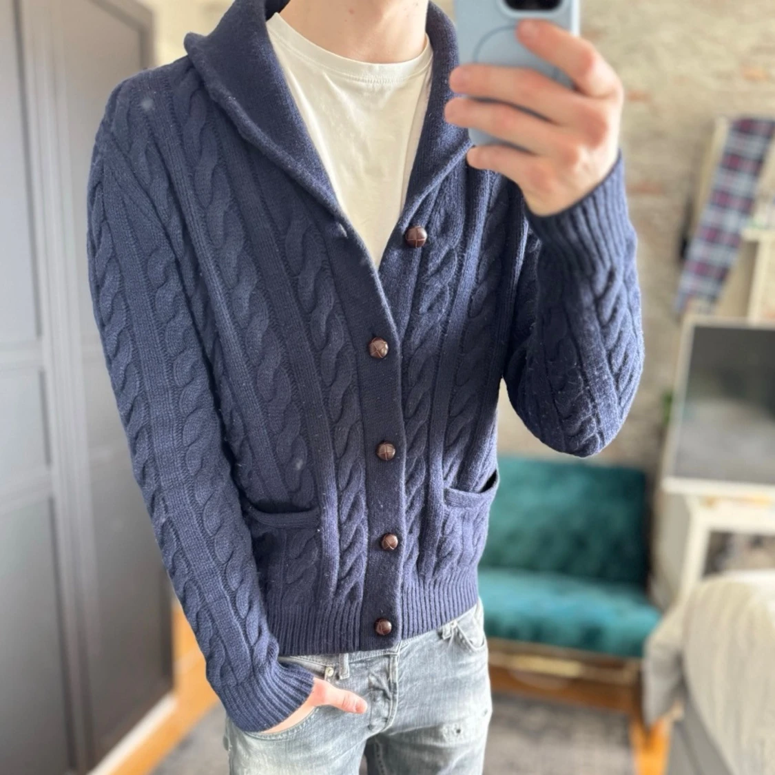 Kashmir cardigan - 3