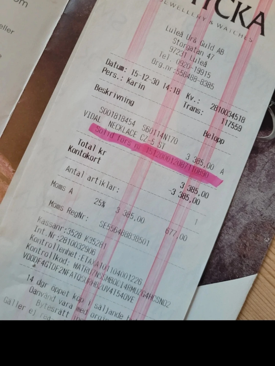 Vidal & Vidal halsband i silver - 5