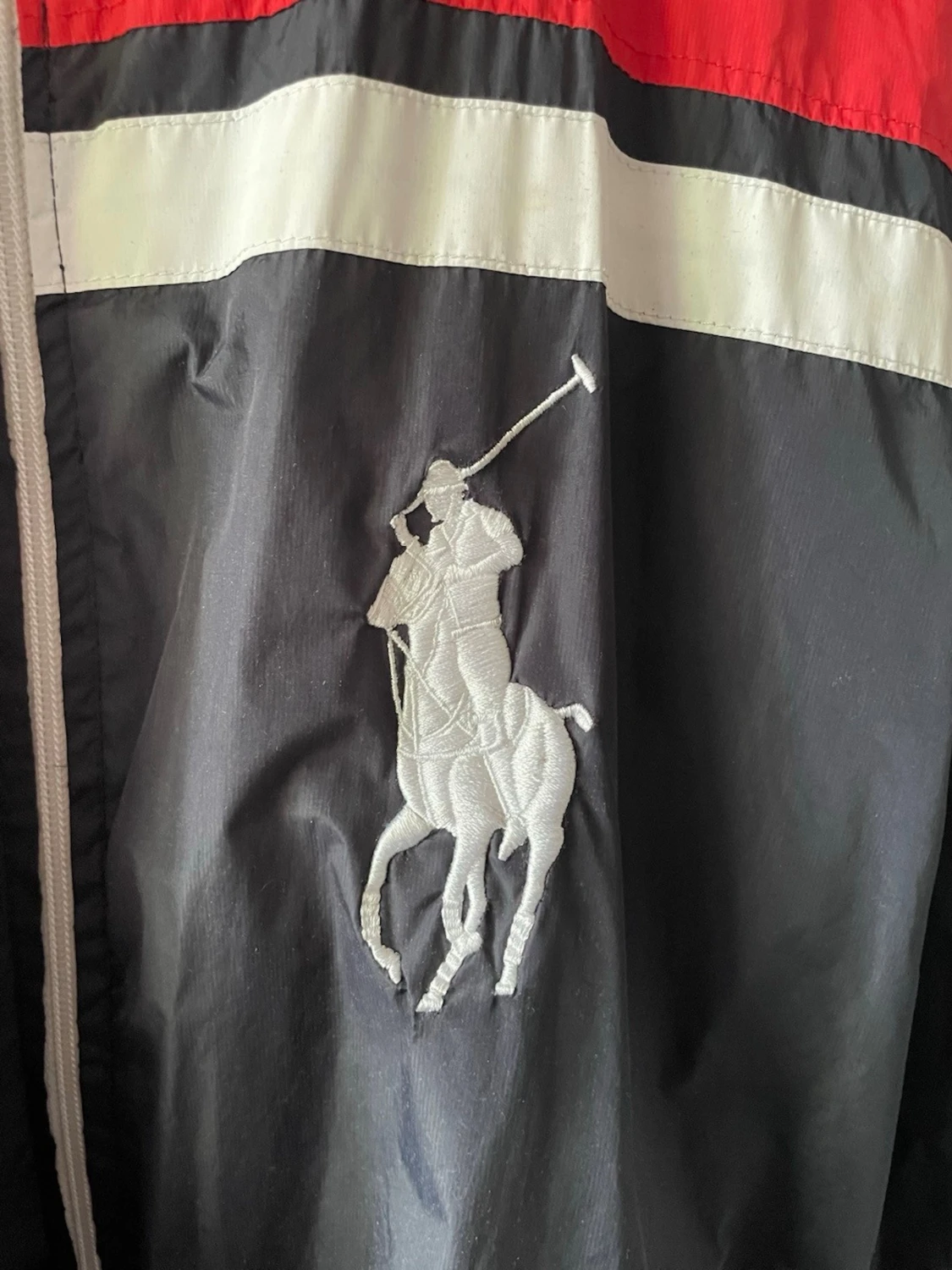 Ralph Lauren vindjacka röd/svart - 1