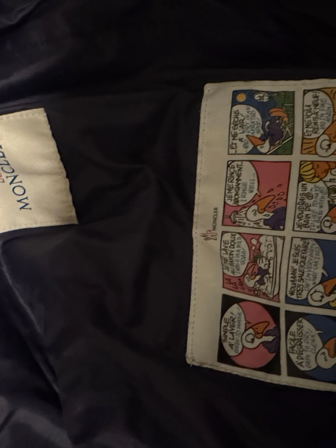 Mörkblå dunjacka från Moncler - 3