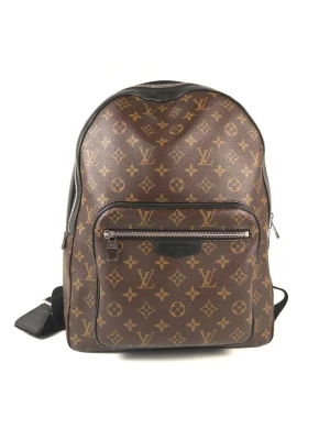 Louis Vuitton Josh Macassar Monogram backpack - •The Backpack has been gently used and is in very good condition • Size: One Size •Color: Brown • Retail price: 24000Sek •Height: 38cm Length: 30cm Depth: 13cm