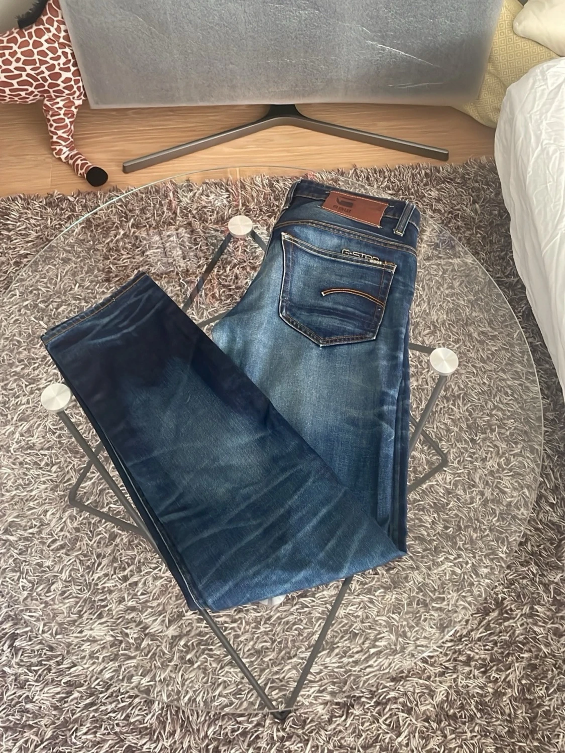 G-Star Raw 3301 blå jeans - 4