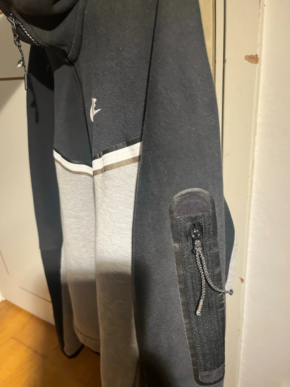 Nike hoodie med dragkedja och huva - 1
