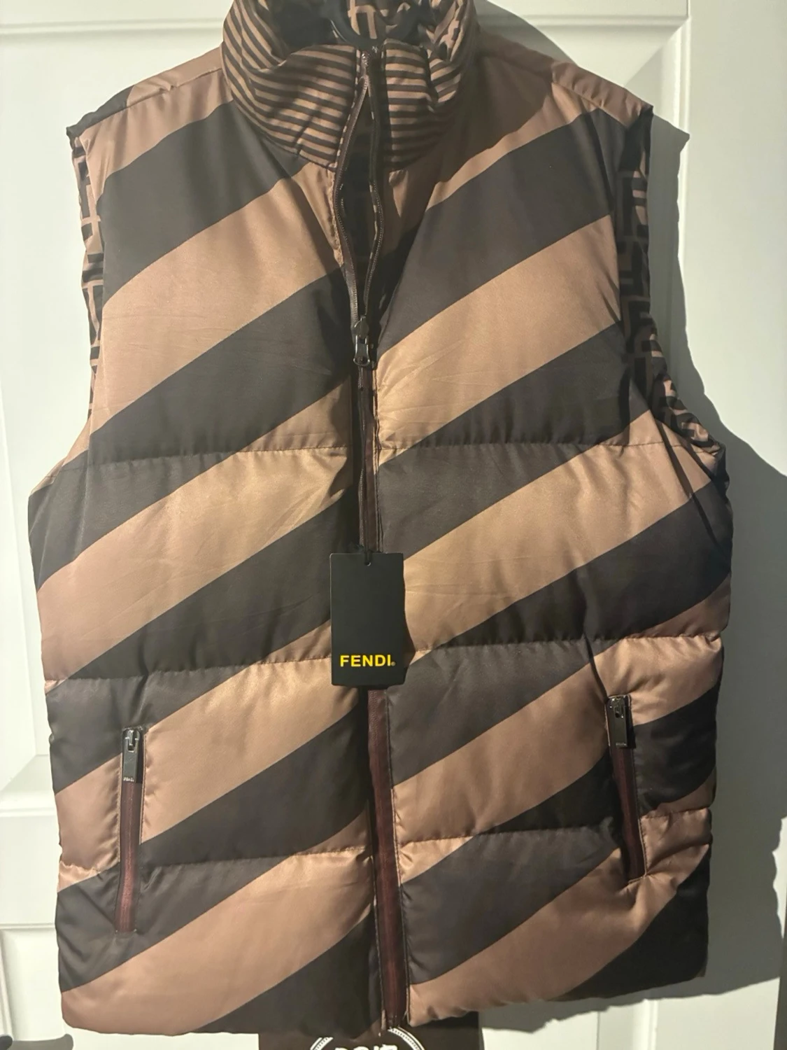 Fendi väst brun  - 5