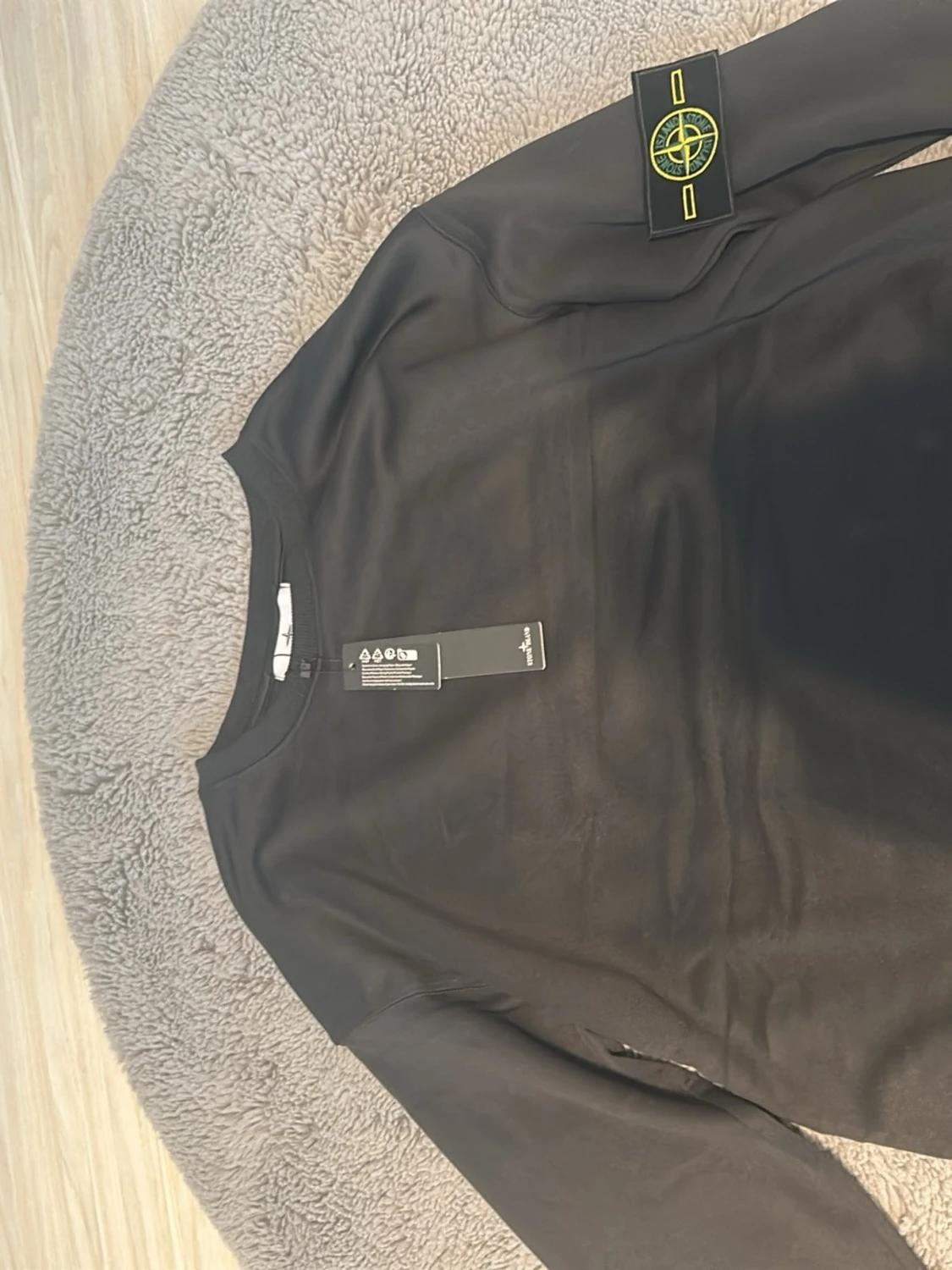 Svart långärmad tröja Stone Island - 1