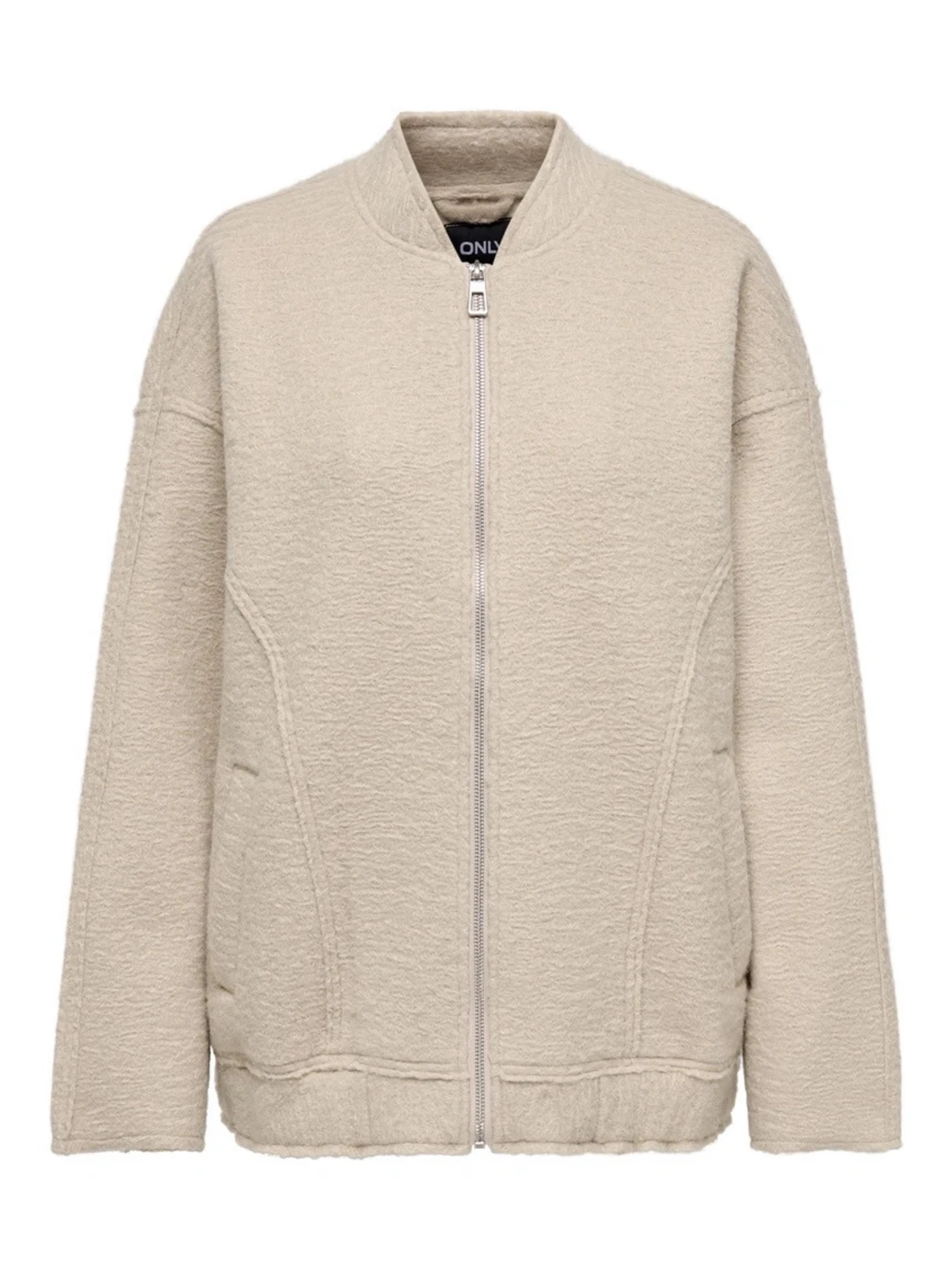 Beige teddyjacka från ONLY - 1