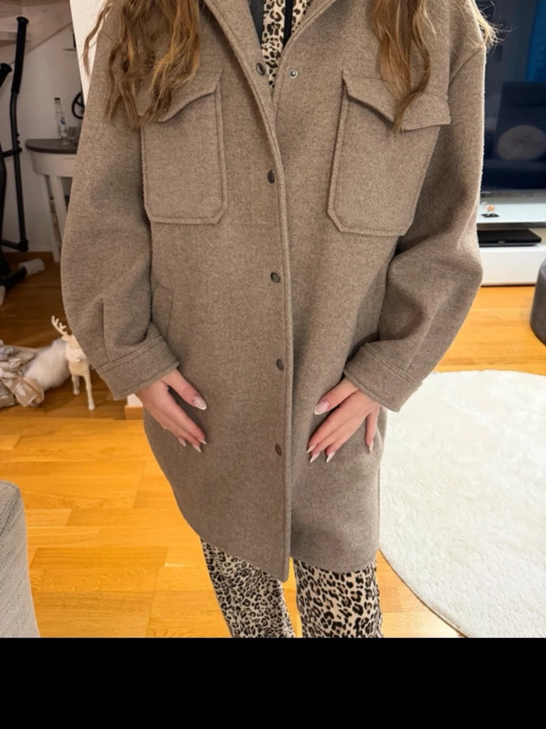 Beige overshirt från Samsoe Samsoe - 1