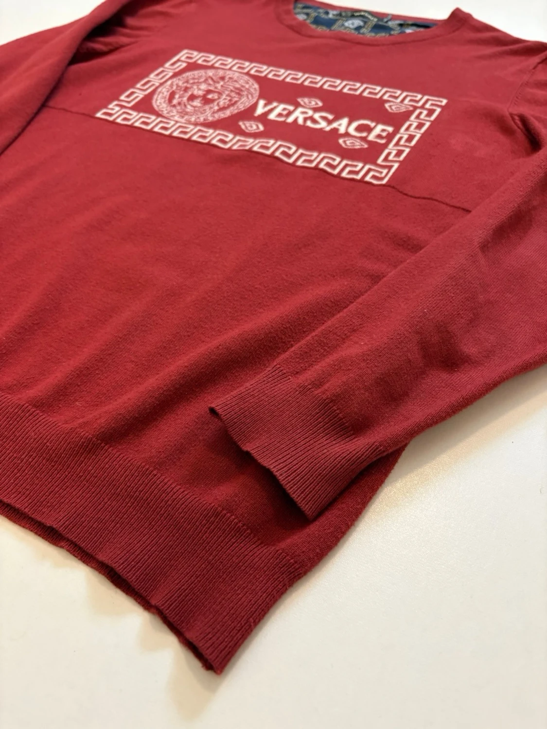Stickad Versace tröja - 4
