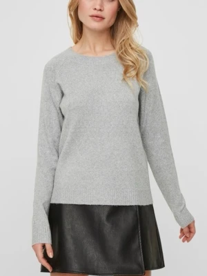 Grå stickad tröja  - Grå stickad tröja från Vero Moda i storlek M