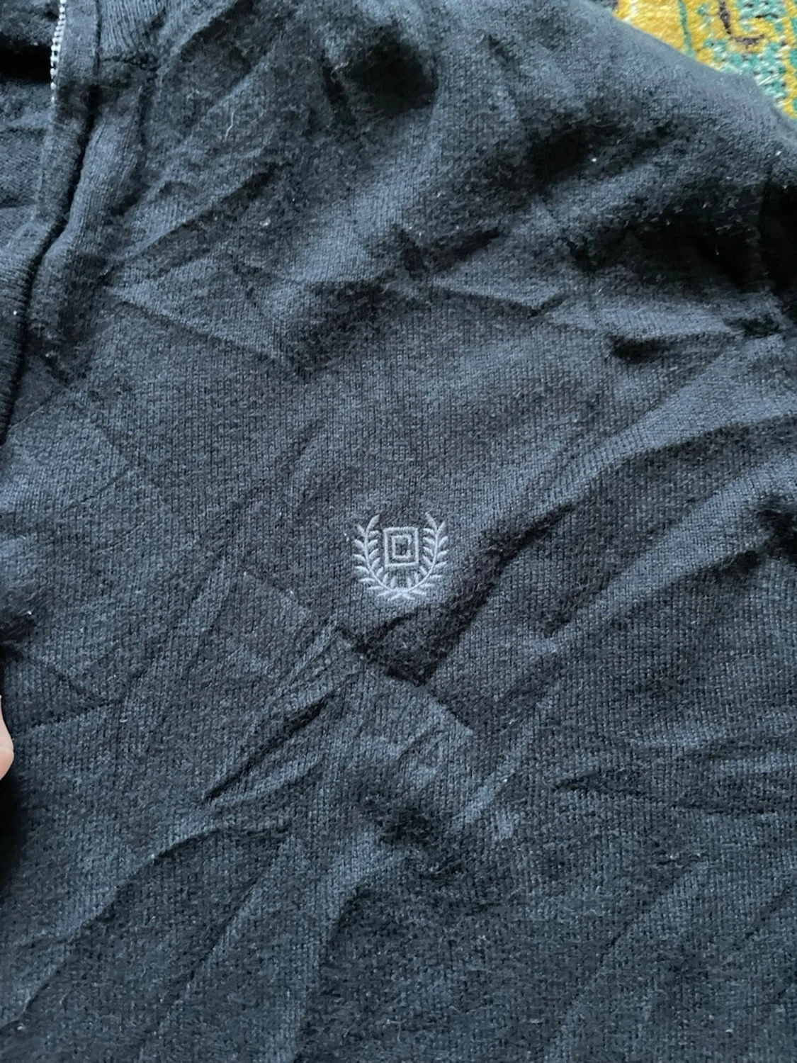 Svart halvzip tröja från Chaps - 2