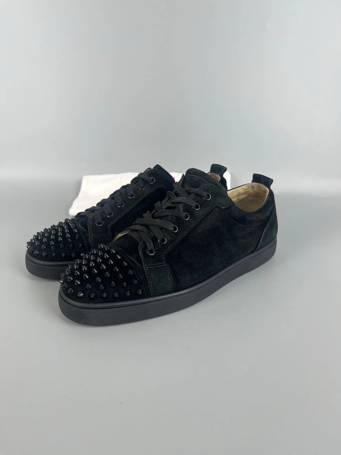 Helsvarta Louboutin skor med spikar   - 1