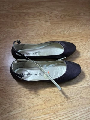 Metallic brun/lila ballerinaskor - Metallicskimmer i brun/lila färg, storlek 38 och är använd ett fåtal gånger.