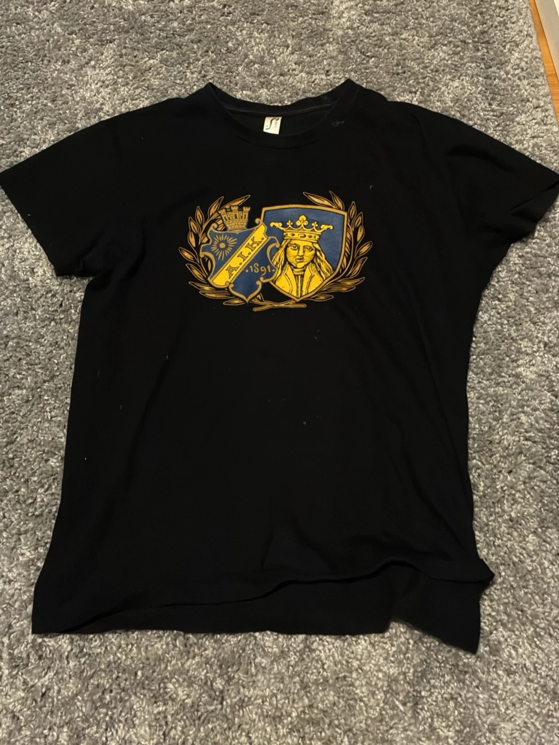 Svart AIK t-shirt med tryck - 2