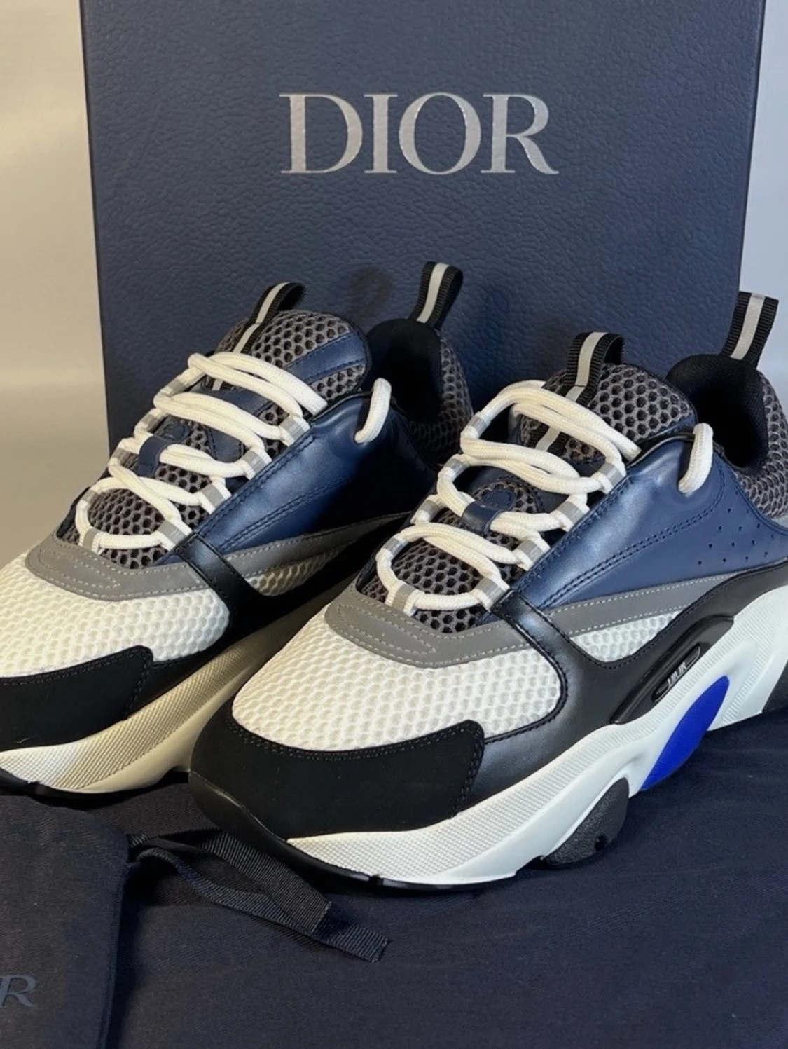 Dior b22 i blått och vitt - 3