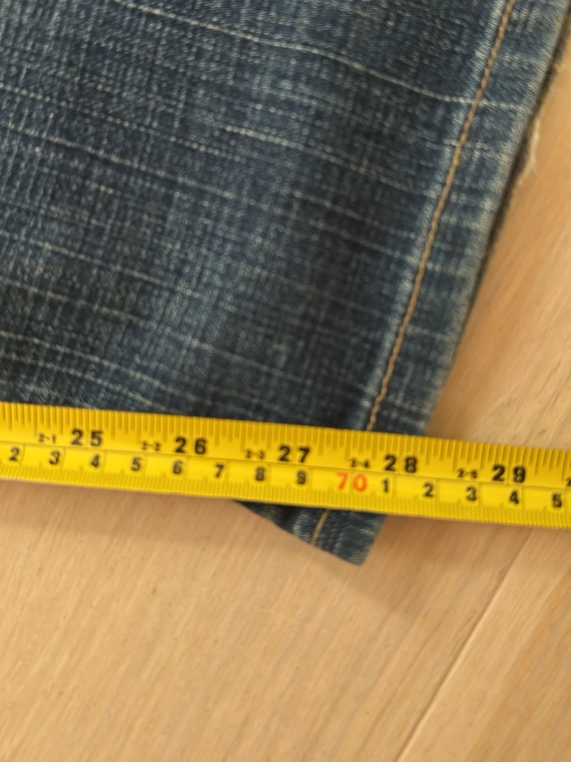 Blå bootcut jeans - 3