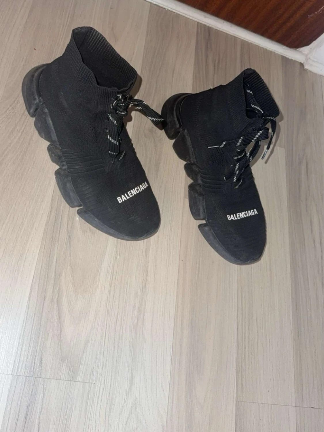 Svarta Balenciaga Speed Trainer sneakers - 2